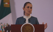 Claudia Sheinbaum Pardo, Mexico's first female president, speaks during a press conference...