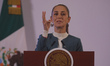 Claudia Sheinbaum Pardo, Mexico's first female president, speaks during a press conference...