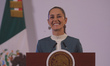 Claudia Sheinbaum Pardo, Mexico's first female president, speaks during a press conference...