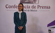 Claudia Sheinbaum Pardo, Mexico's first female president, speaks during a press conference...