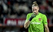 FC Twente goalkeeper Lars Unnerstall plays during the match between Twente and Fenerbahce...