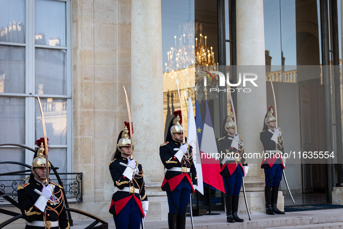 Emmanuel Macron Welcomes Congo's President Félix Tshisekedi At The Elysée Palace
