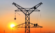 Construction workers carry out a roller skating operation at an altitude of more than 70 m...