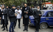 Orthodox Jewish pilgrims pray near the tomb of Rabbi Nachman while celebrating Rosh Hashan...