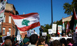 Hundreds of people demonstrate in Toulouse, France, on October 5, 2024, in support of Gaza...