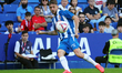 Jofre Carreras plays during the match between RCD Espanyol and RCD Mallorca in week 9 of L...