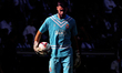 Joan Garcia plays during the match between RCD Espanyol and RCD Mallorca in week 9 of LaLi...
