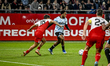 RKC forward Denilho Cleonise plays during the match between Utrecht and RKC at Stadium de...