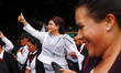 Incoming Mexico City Chief of Government Clara Brugada Molina takes a tour in gratitude to...