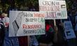 Hundreds gather during a pro-Palestinian rally as part of an international day of action n...