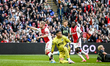 AFC Ajax Amsterdam midfielder Davy Klaassen celebrates the 1-0 goal during the match betwe...