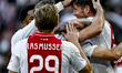AFC Ajax Amsterdam forward Wout Weghorst celebrates the 2-1 goal during the match between...