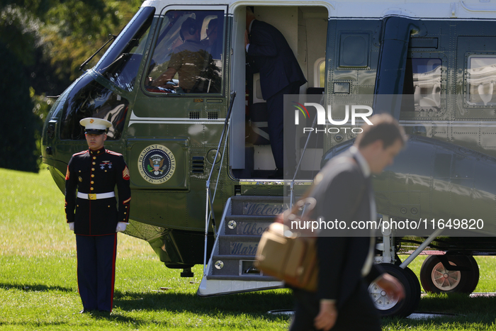 President Biden Departs White House