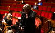 Marine Le Pen, President of the Rassemblement National group, is seen during the debate on...