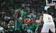 Jerian Grant of Panathinaikos AKTOR Athens plays during the Euroleague, Round 2 match betw...