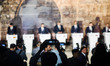 Heads of State and Government gather for the press conference in Paphos, Cyprus, on Octobe...