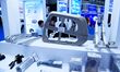 An exhibitor displays magnesium alloys and products at the 9th China Advanced Materials In...