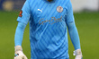 Jonathan Maxted of Brackley Town participates in the FA Cup Fourth Qualifying Round match...