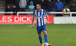 Tom Parkes of Hartlepool United participates in the FA Cup Fourth Qualifying Round match b...