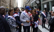 New York City Mayor Eric Adams participates in the 60th annual Hispanic Heritage Parade on...