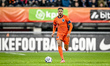 Netherlands player Devyne Rensch participates in the match between Netherlands U21 and Swe...