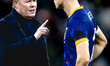 Netherlands trainer Ronald Koeman and Netherlands midfielder Mats Wieffer participate duri...
