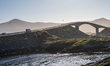A view of the Atlantic Ocean Road, Norway on September 18, 2024. The Atlantic Road in Norw...