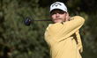 Nicolai Hojgaard of Denmark tees off on the 15th hole on day one of the Estrella Damm N.A....