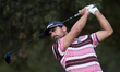 Antoine Rozner of France tees off on the 15th hole on day one of the Estrella Damm N.A. An...