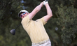 Connor Syme of Scotland tees off on the 15th hole on day one of the Estrella Damm N.A. And...