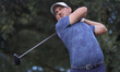 Lukas Nemecz of Austria tees off on the 15th hole on day one of the Estrella Damm N.A. And...