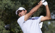 Eugenio Chacarra of Spain tees off on the 15th hole on day one of the Estrella Damm N.A. A...
