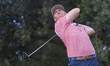 Chase Hanna of the USA tees off on the 15th hole on day one of the Estrella Damm N.A. Anda...