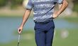 Marco Penge of England waits to play on the 14th green on day one of the Estrella Damm N.A...
