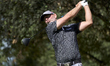 Paul Waring of England tees off on the 15th hole on day one of the Estrella Damm N.A. Anda...