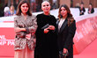 Elisa Fuksas, Doriana Mandrelli, and Lavinia Fuksas attend the ''Marko Polo'' red carpet d...