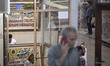 Iranian traders are at a carpet bazaar in the Tabriz historical Traditional Grand Bazaar i...