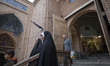 Iranian veiled women visit the Tabriz historical Traditional Grand Bazaar in Tabriz, Iran,...