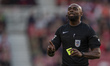 Referee Sam Allison officiates during the Sky Bet Championship match between Middlesbrough...