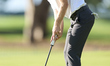 Rasmus Neergaard-Petersen of Denmark plays a shot on the 1st green on the third day of the...