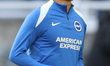 Kaoru Mitoma of Brighton and Hove Albion plays during the Premier League match between New...