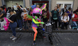Alebrijes parade from the Zocalo of Mexico City to Paseo de la Reforma in Mexico City, Mex...