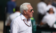 Lawrence Stroll walks onto the grid ahead of a sprint race at Circuit of the Americas in A...