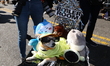 A dog dresses up as a nightclub DJ for the 34th Annual Tompkins Square Halloween Dog Parad...