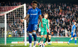Bryan Fiabema participates in the game between KS Cracovia and Lech Poznan in Krakow, Pola...