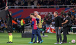 Hansi Flick and Gavi are present during the match between FC Barcelona and Sevilla FC, cor...