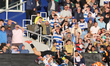 QPR's Koki Saito goes down in a tackle during the Sky Bet Championship match between Queen...