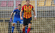 Federico Baschirotto of US Lecce is in action during the Serie A match between Lecce and F...