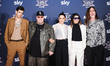 Achille Lauro, Jake La Furia, Paola Iezzi, Giorgia, and Manuel Agnelli attend the photocal...