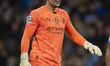 Stefan Ortega #18 (GK) of Manchester City F.C. participates in the UEFA Champions League L...